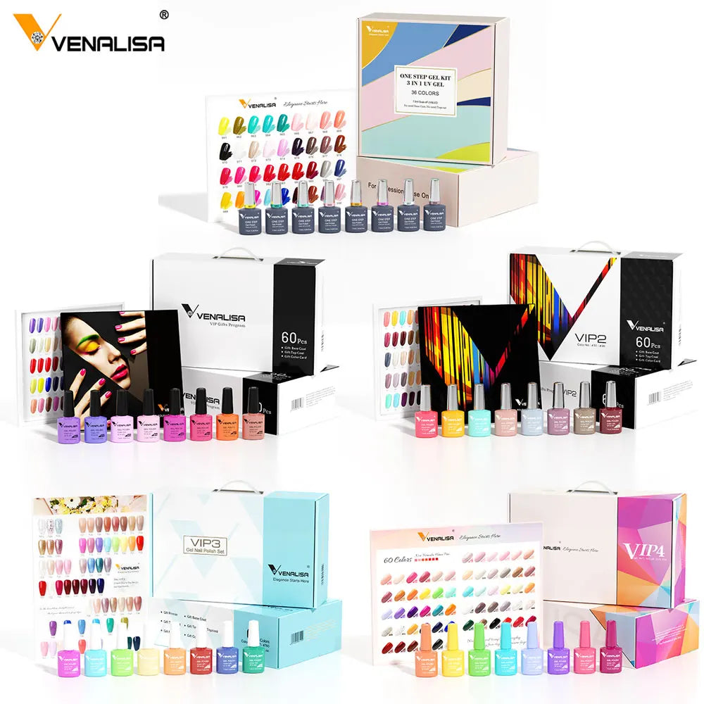Venalisa VIP Kit 36 60 Colors Soak Off Gel Polish Set