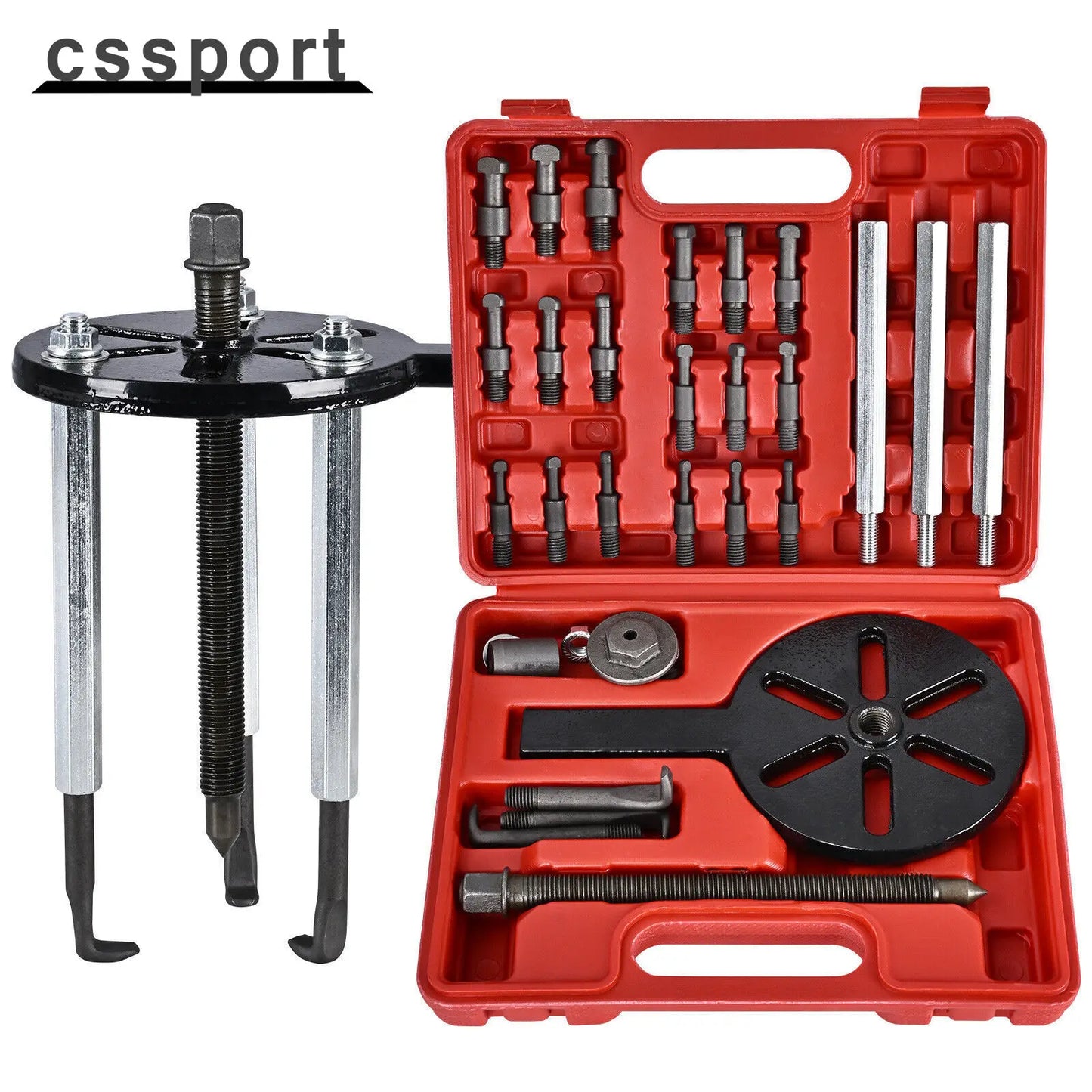 21 In 1 Bearing Puller Set Three Jaw Inner Hole Removal Tool