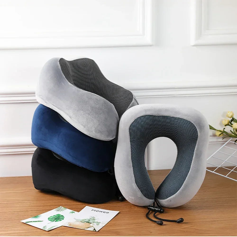Soft Memory Foam U Shaped Travel Pillow for Neck Support