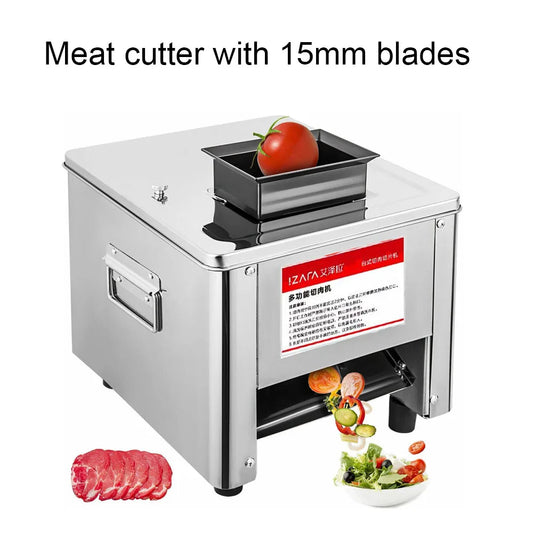 Commercial 850W Stainless Steel Electric Meat Slicer Cutter