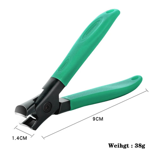 7mm Big Opening Nail Clippers Stainless Steel Anti Splash