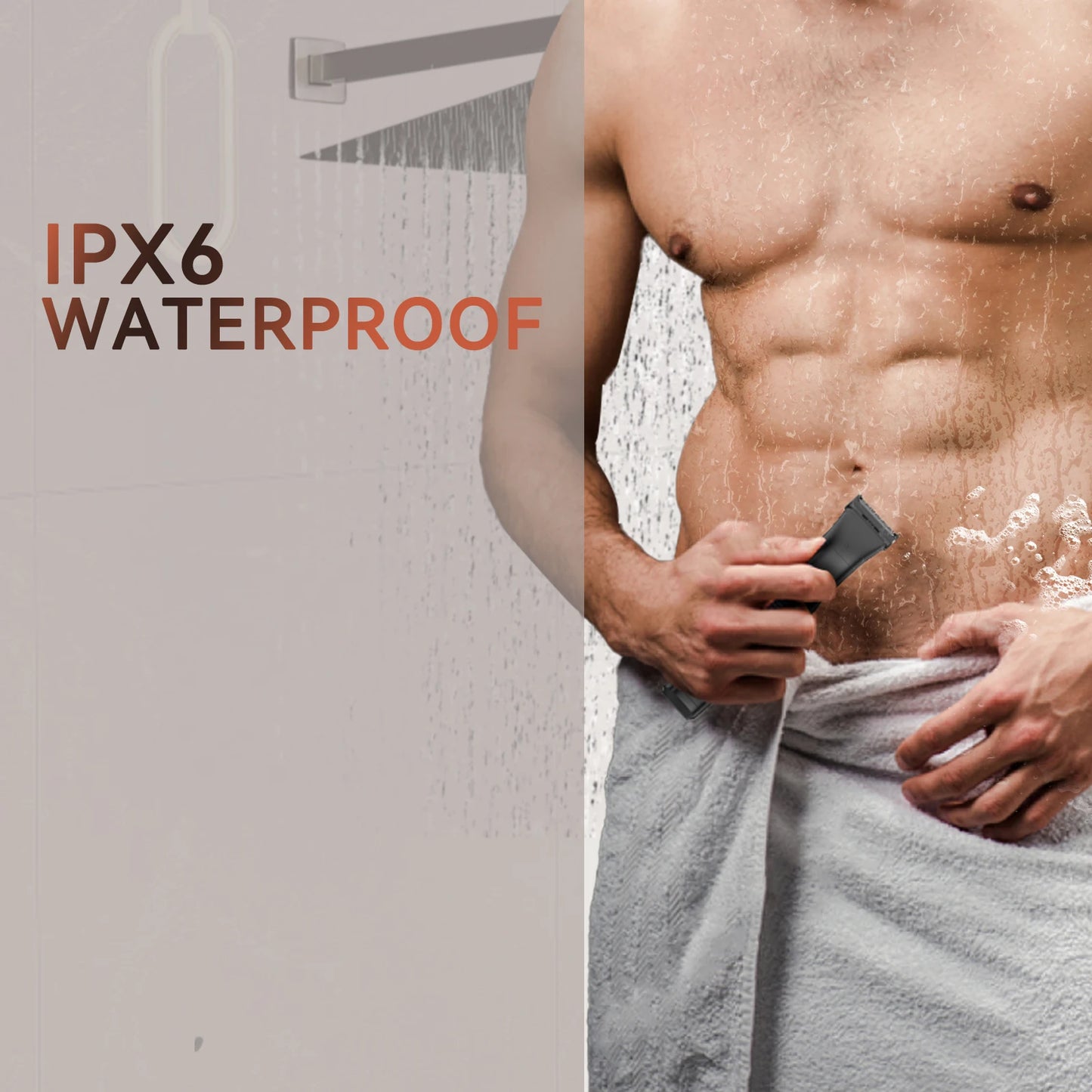 MaxGroom 3 In 1 Men Body Hair Trimmer Waterproof Shaver