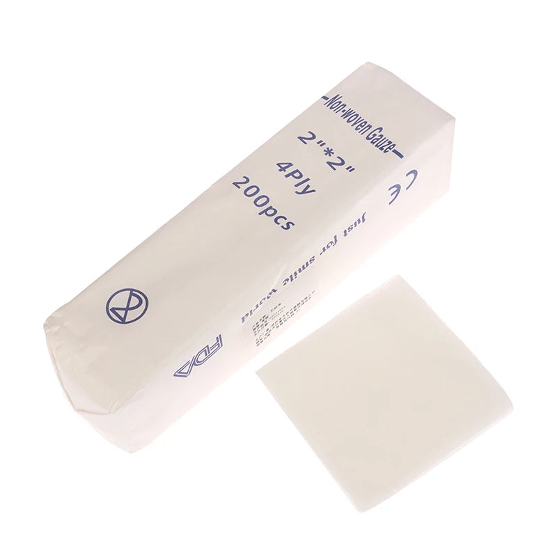 Gauze Pad Cotton First Aid Sterile Wound Dressing 5x5cm