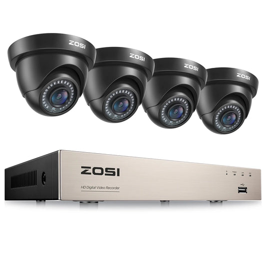 ZOSI 8CH 1080P CCTV System With AI Detection 5MP Lite DVR