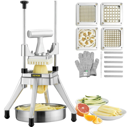 SucceBuy Commercial Vegetable Dicer and Potato Slicer Tray