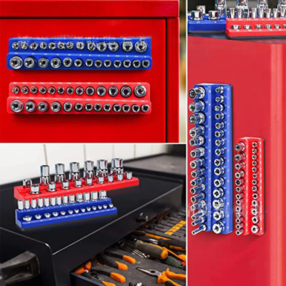 Magnetic Socket Organizers 141 Socket Trays Storage Rack