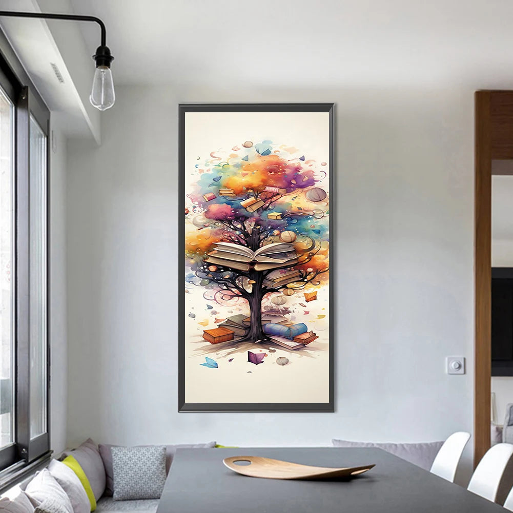 5D DIY Full Round Drill Diamond Painting Wisdom Tree Kit Home Decoration Gift for Adults Christmas New Year
