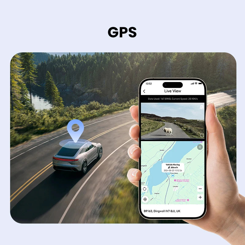 DDPAI Z50 Pro 4K Dash Cam 5G WiFi GPS ADAS Parking Monitor