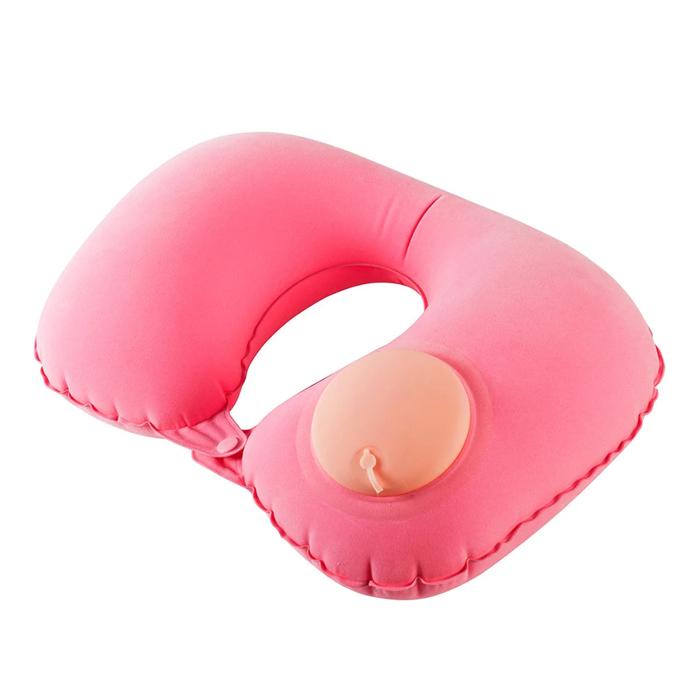 Car Neck Pillow U Shaped Air Cushion Office Travel Headrest