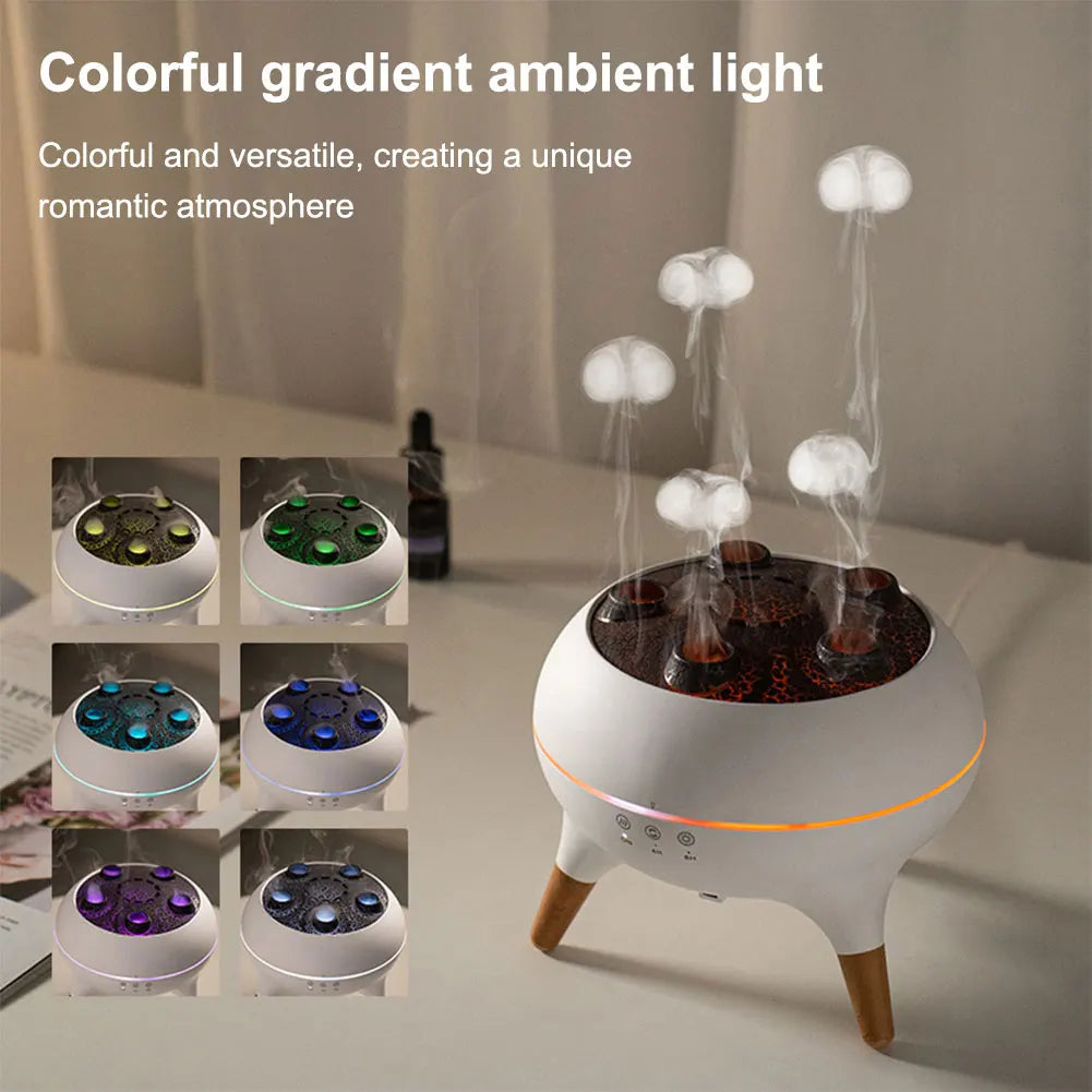 Dynamic Jellyfish Humidifier 250ml with Colorful Lights