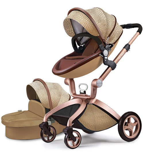 Hot Mom F22 3in1 Baby Stroller Adjustable Seat Aluminum Frame