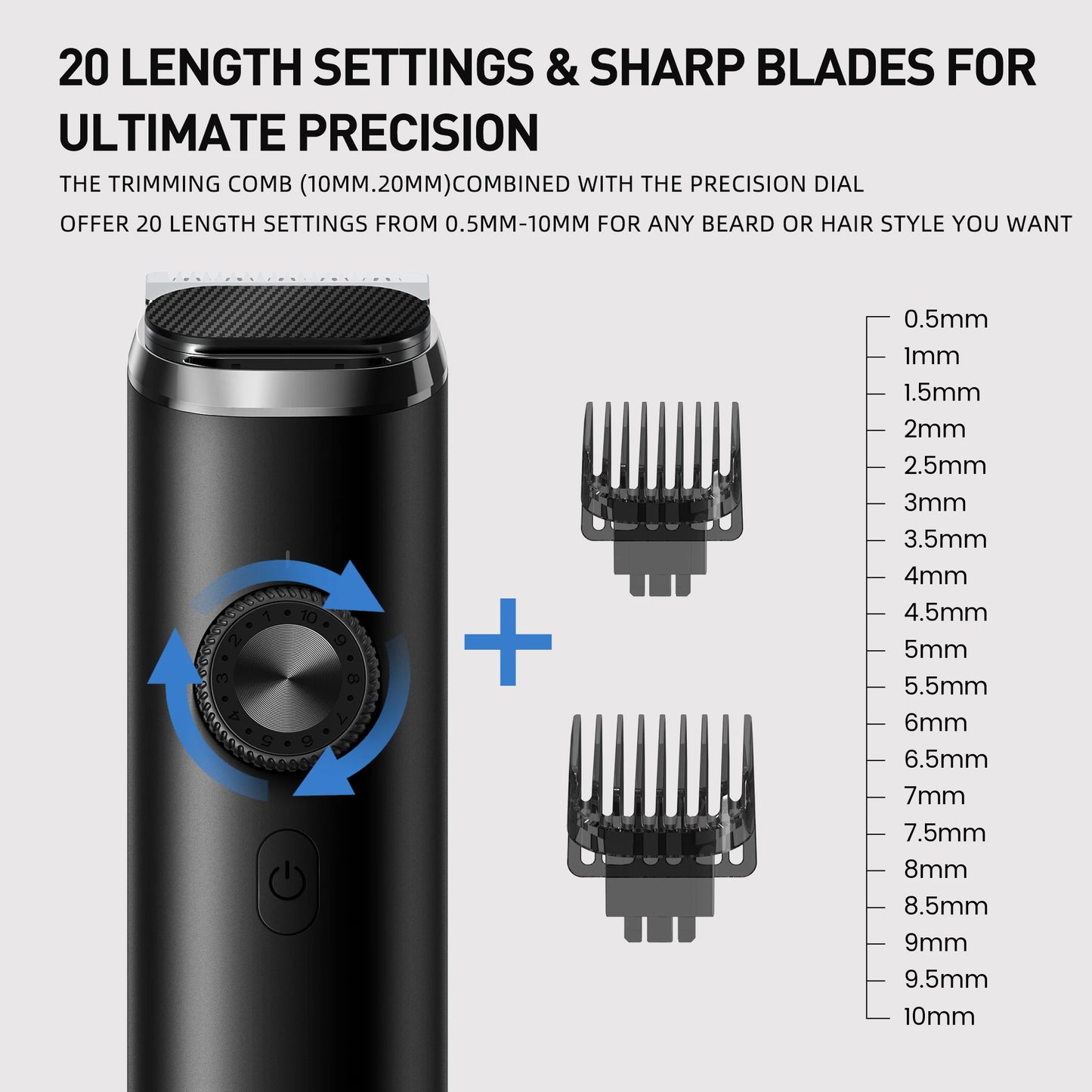 Sejoy 8 In 1 Hair Cutting Machine Cordless Trimmer For Men