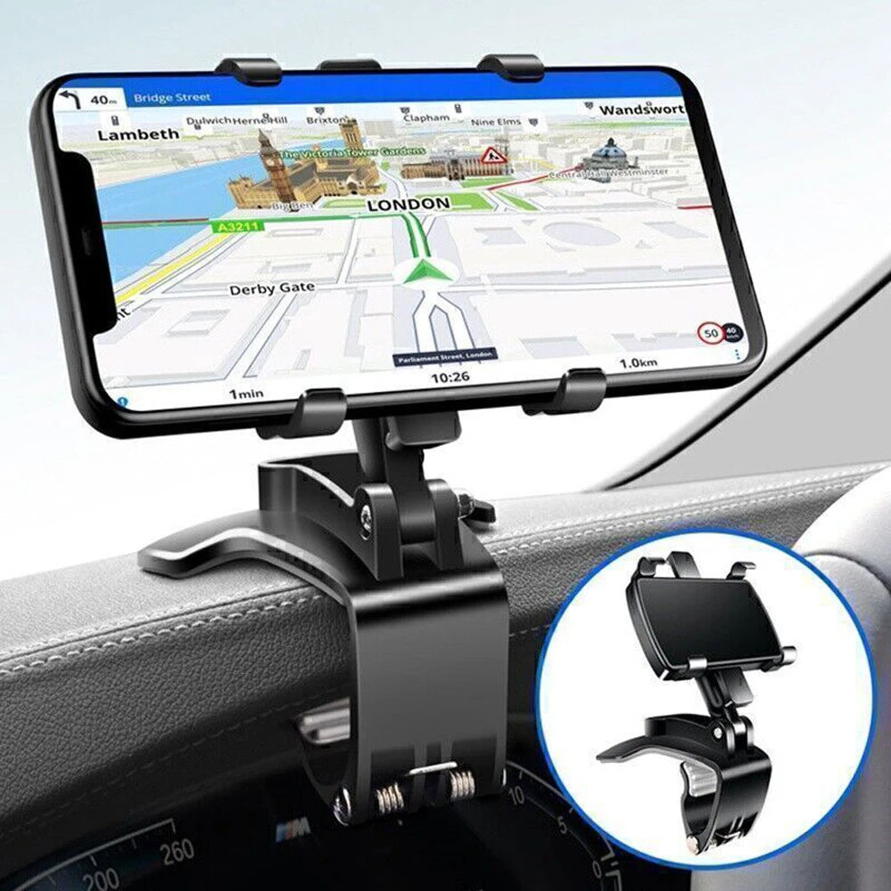 Car Phone Holder 360 Degree Rotating Dashboard Mount