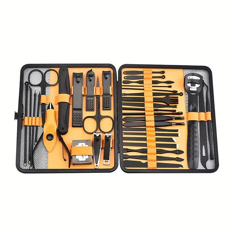 Professional Nail Clippers Cuticle Nippers Kit With Case