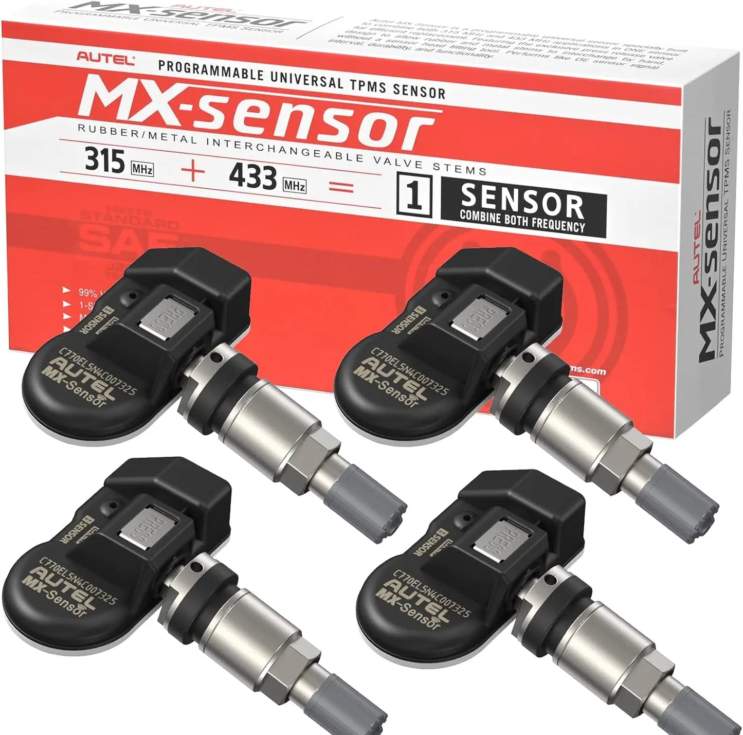 Autel MX Sensor 433 315MHz TPMS Sensor MaxiTPMS Tire Monitor