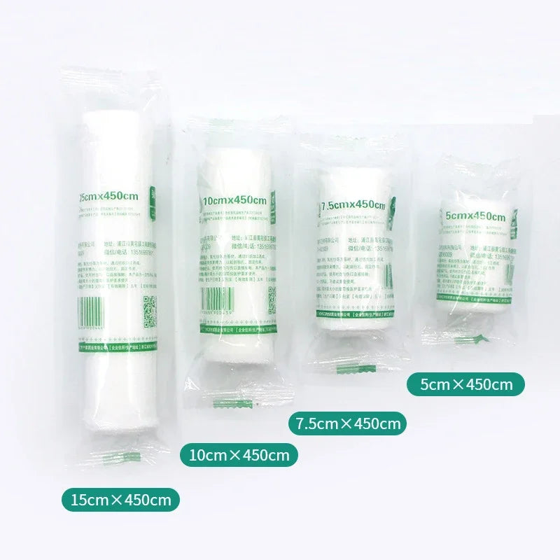 PBT Elastic Bandages Cotton Core First Aid Wound Dressing