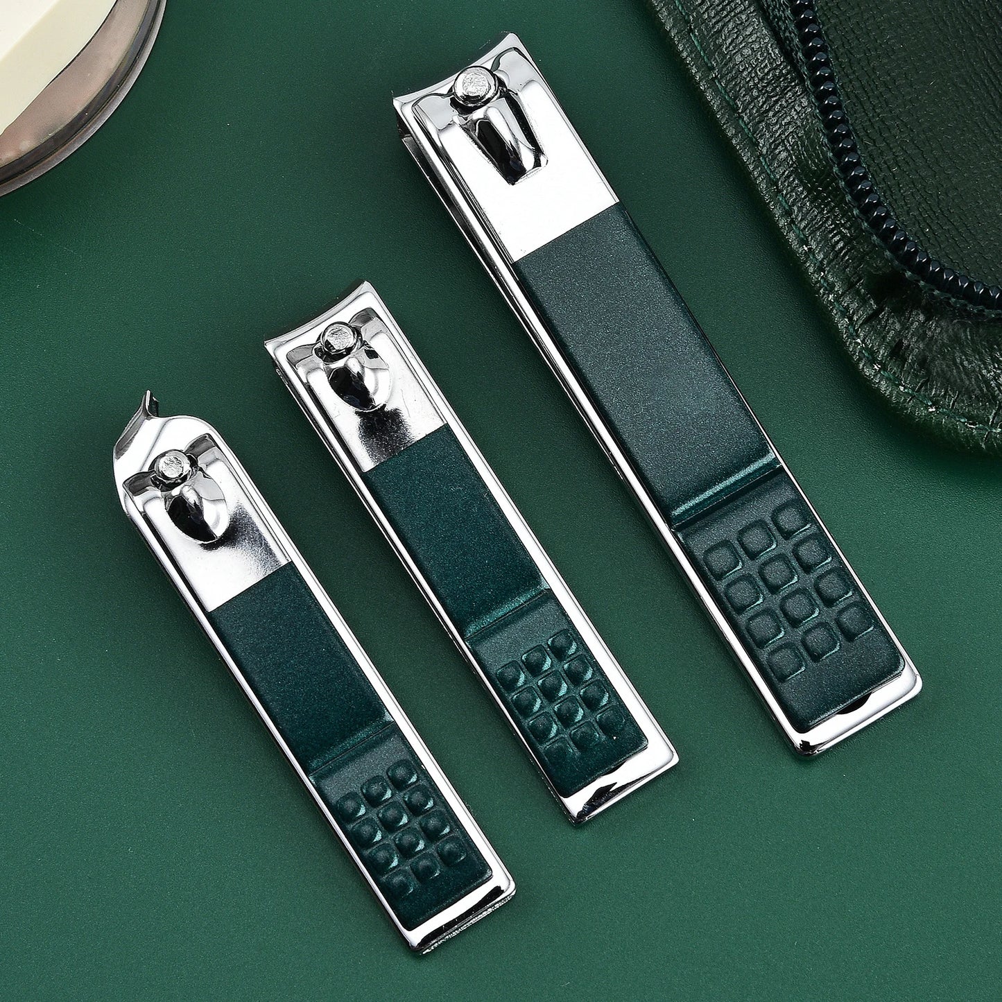 Manicure Set Pedicure Tools Nail Kit 40 In 1 Dark Green