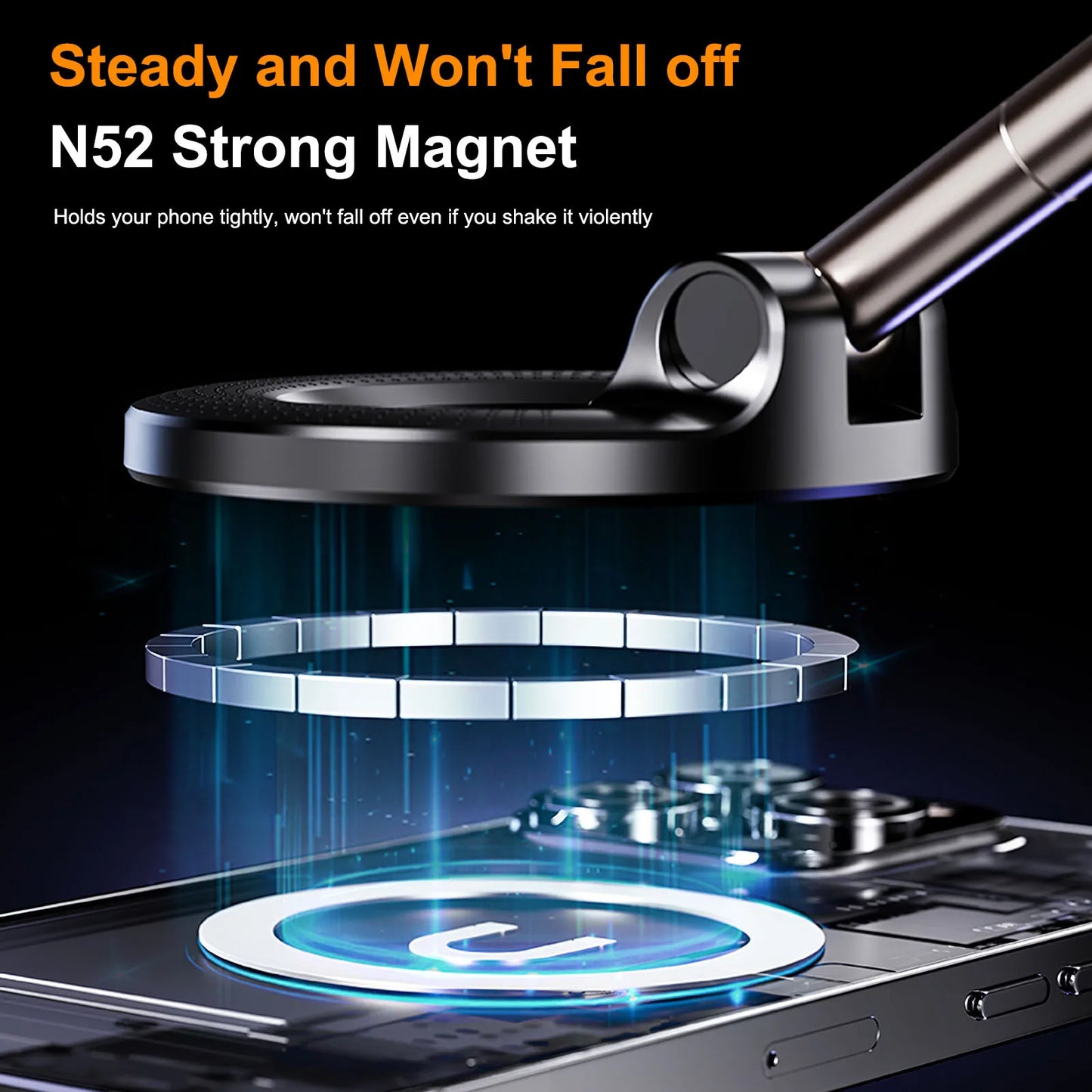 Car Mount Vacuum Holder Suction Stand Iphone 12 13 14 15 16