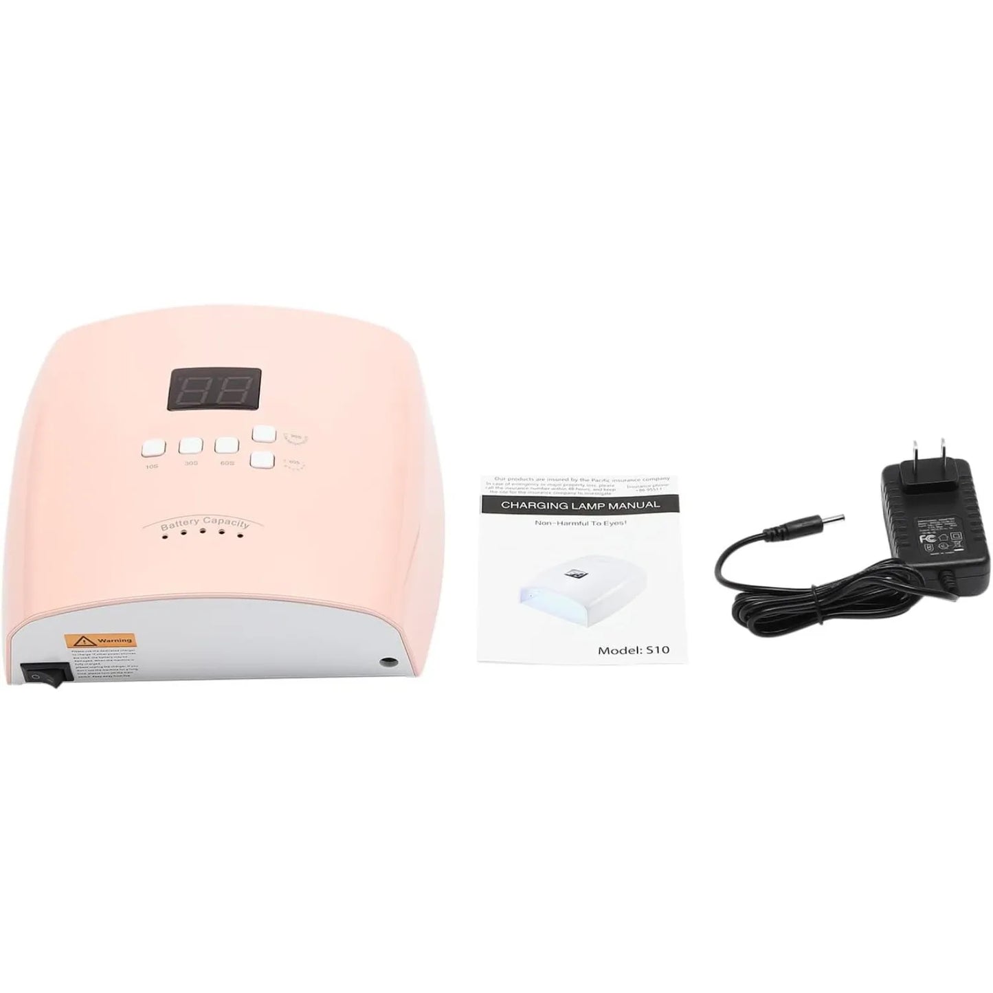 Nail Dryer S10 Pro Rechargeable 30Beads LED UV Gel Lamp 48W