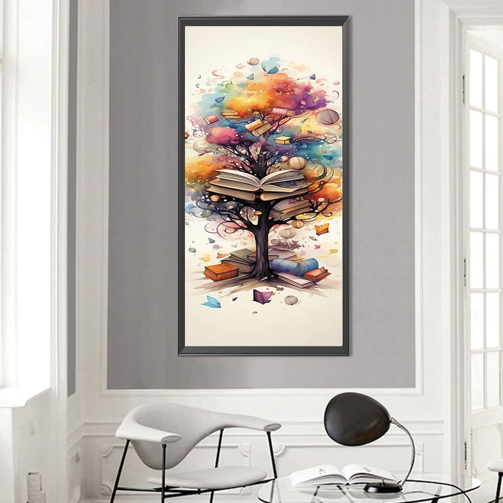 5D DIY Full Round Drill Diamond Painting Wisdom Tree Kit Home Decoration Gift for Adults Christmas New Year