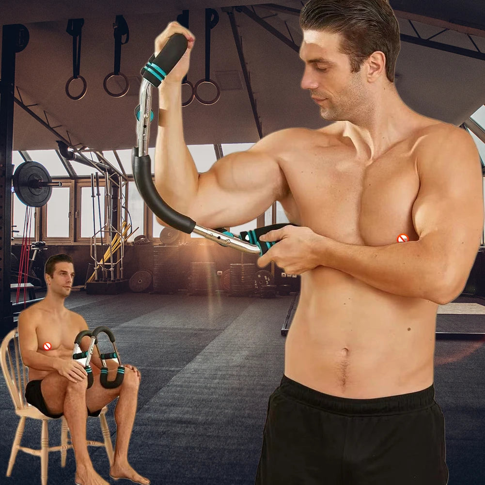 Hand Grip Trainer Chest Expander U Shaped Adjustable Spring