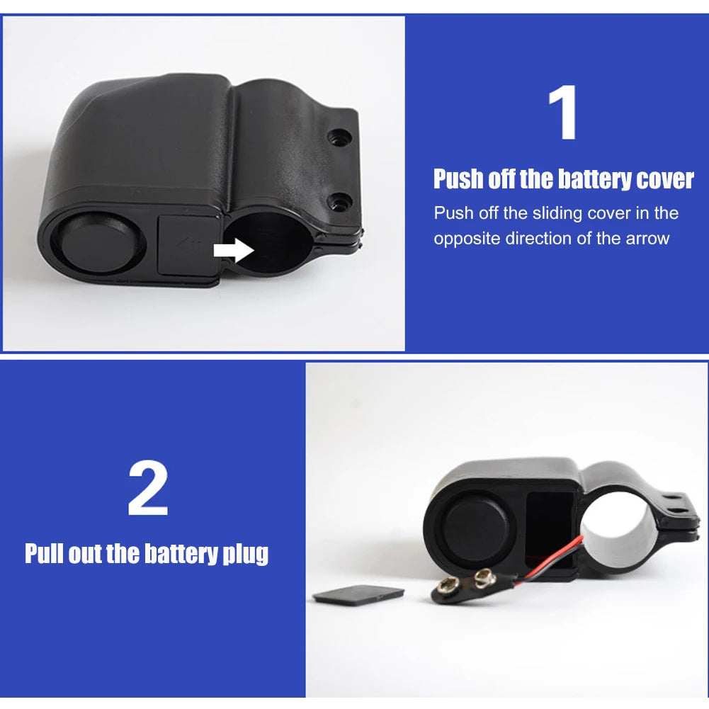 Bicycle Anti Theft Alarm Lock With Wireless Remote Control