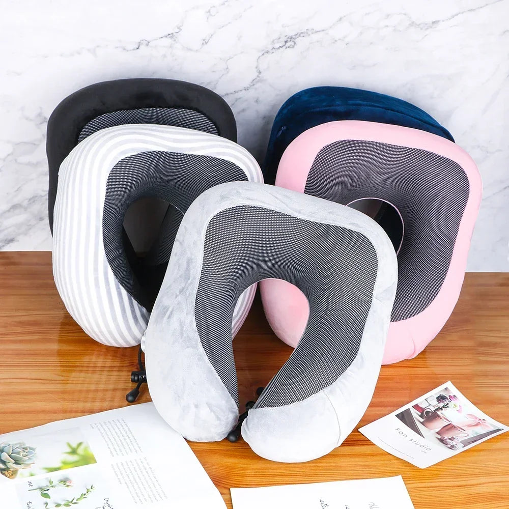Soft Memory Foam U Shaped Travel Pillow for Neck Support
