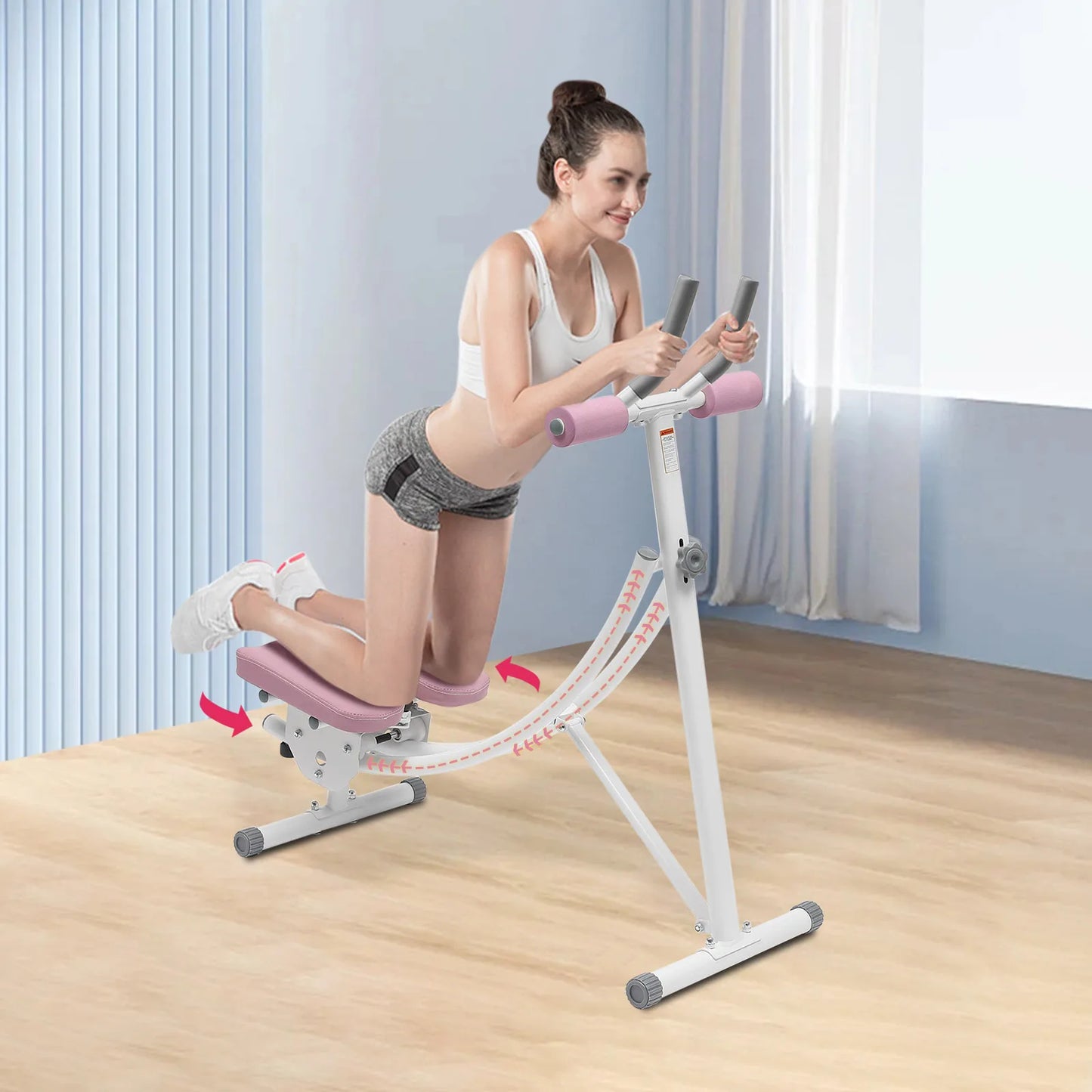 Foldable Ab Machine 150kg Weight Capacity For Home Gym