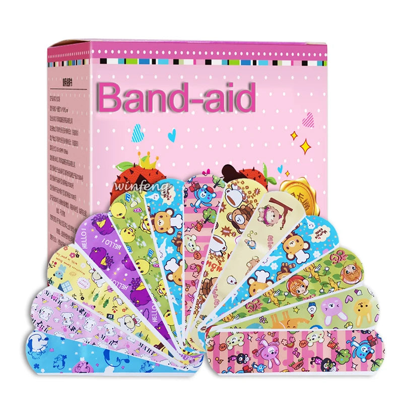 Waterproof Cartoon Band Aids Adhesive Bandage First Aid Kit