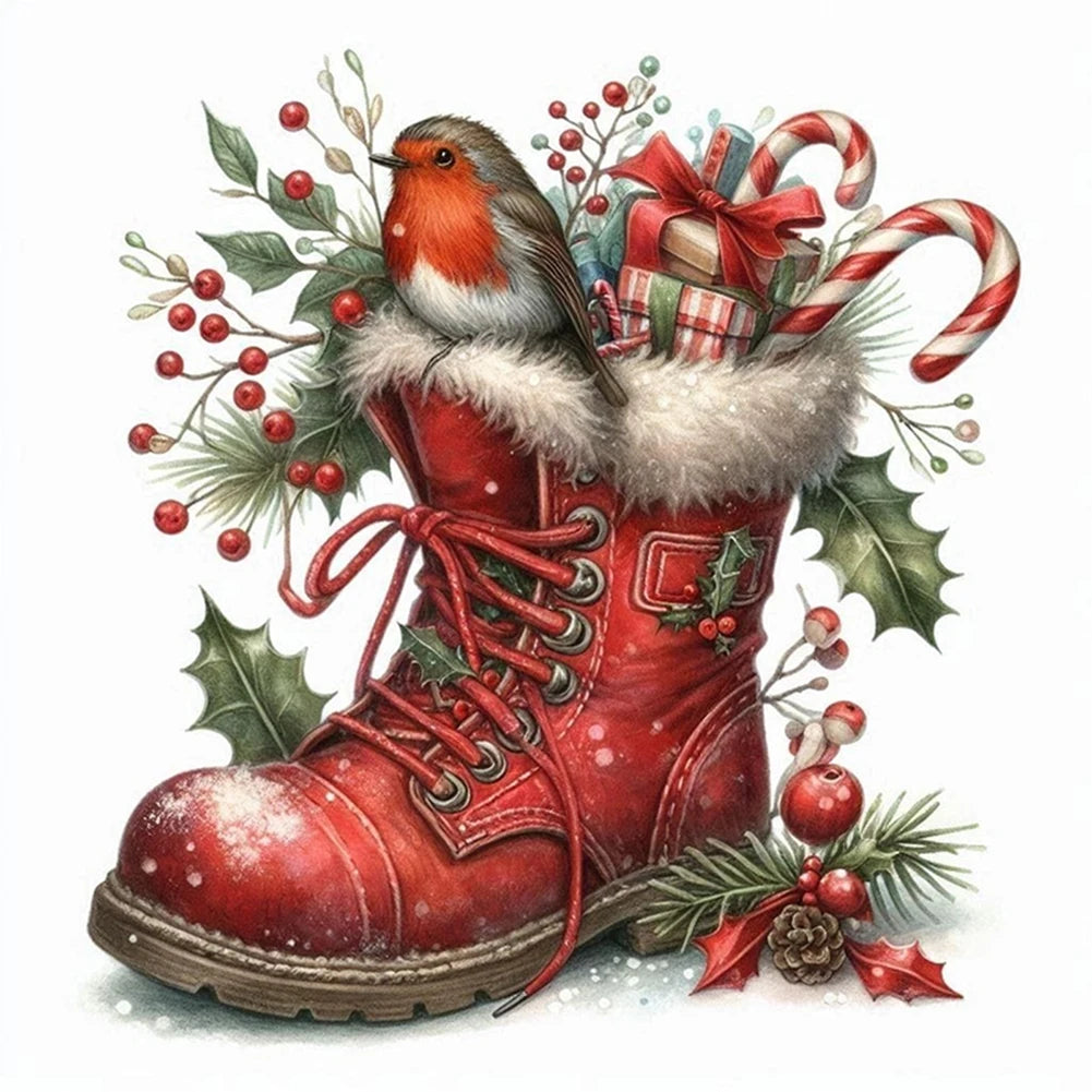 Full Embroidery Eco Cotton 11CT Christmas Cross Stitch Kit