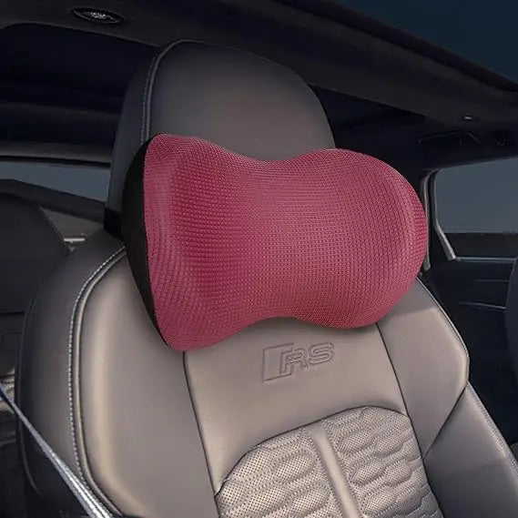 2 Pack Car Headrest Pillow Memory Foam Neck Support