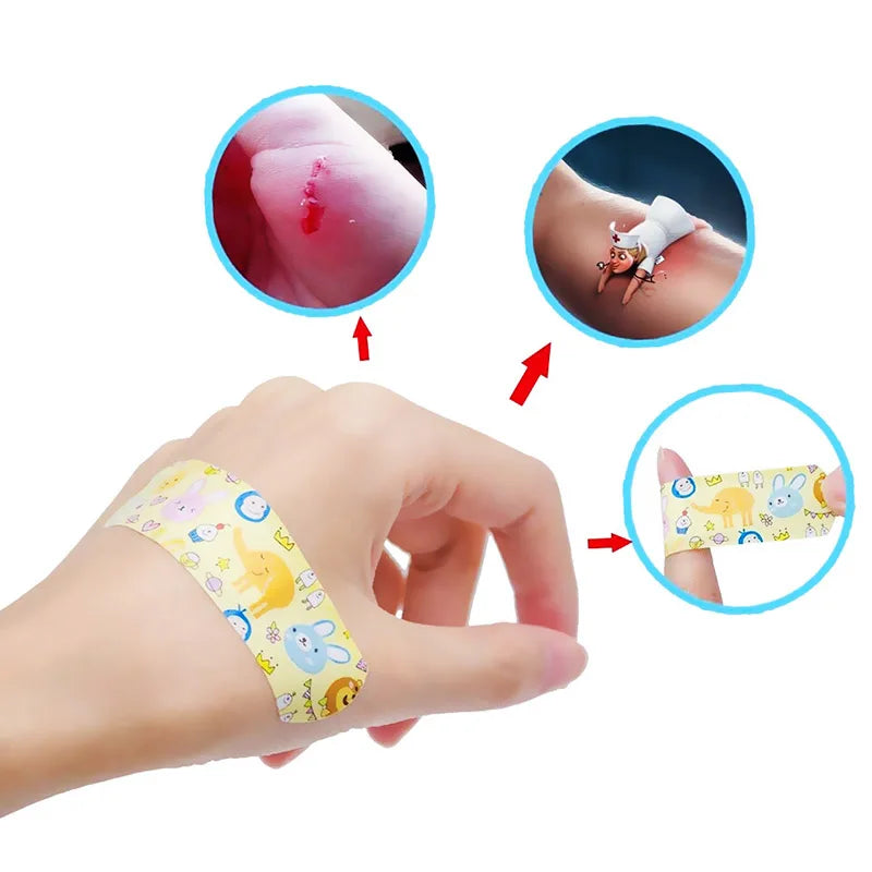 Waterproof Cartoon Band Aids Adhesive Bandage First Aid Kit