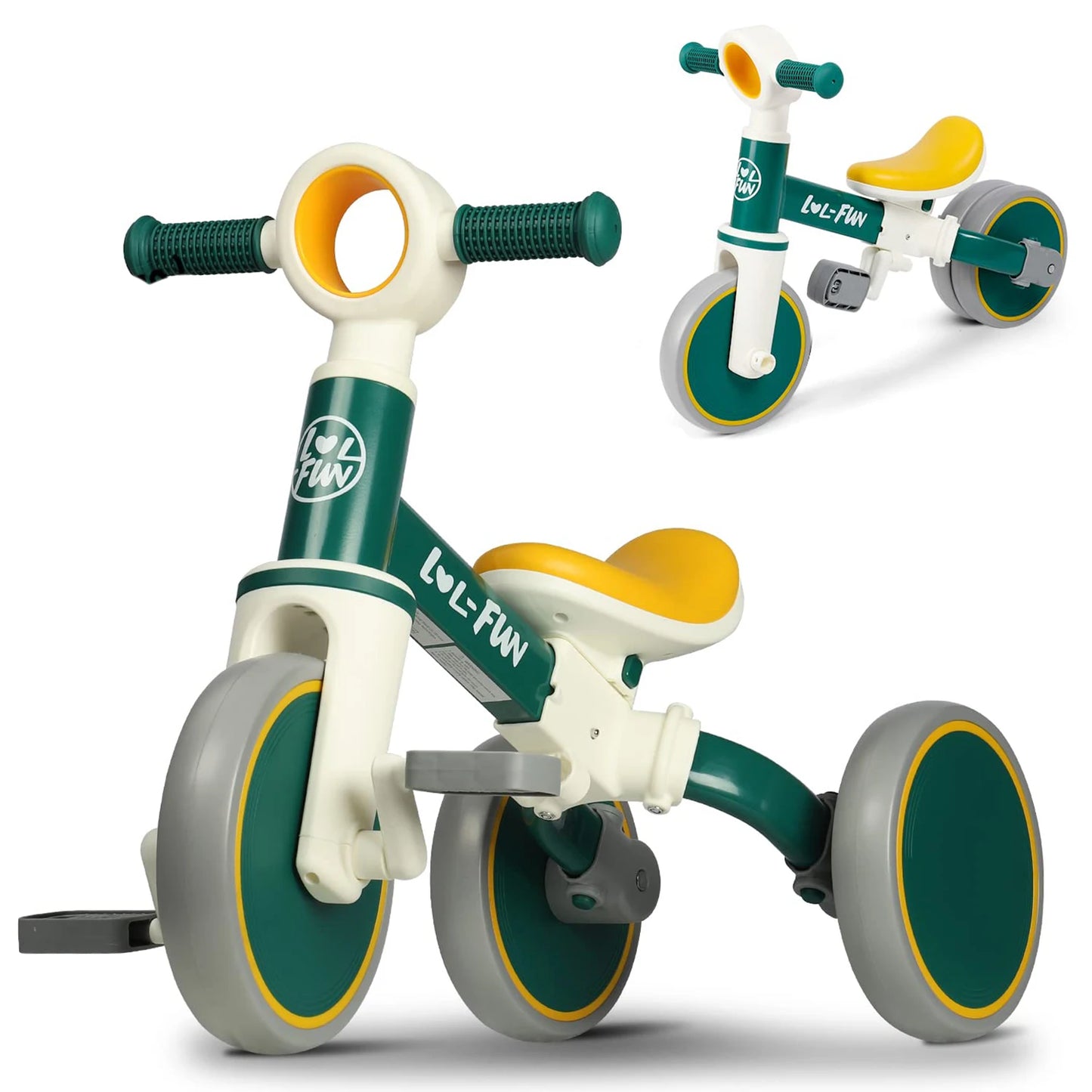 4 in 1 Toddler Balance Bike for Ages 1 to 4 Years Old