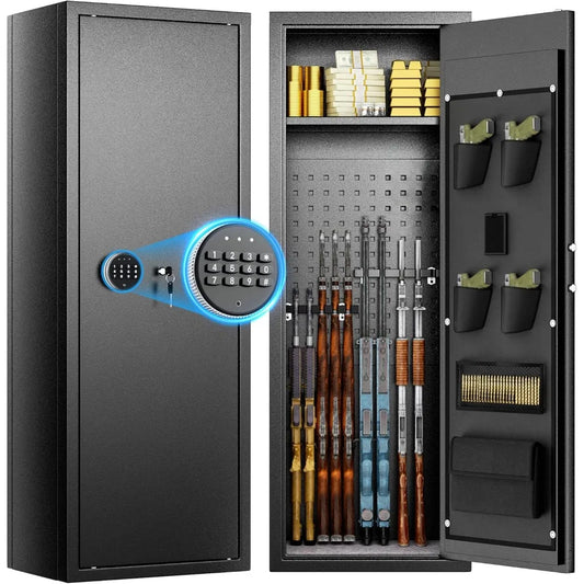 10 12 Gun Safe Home Rifle And Pistols Digital Keypad