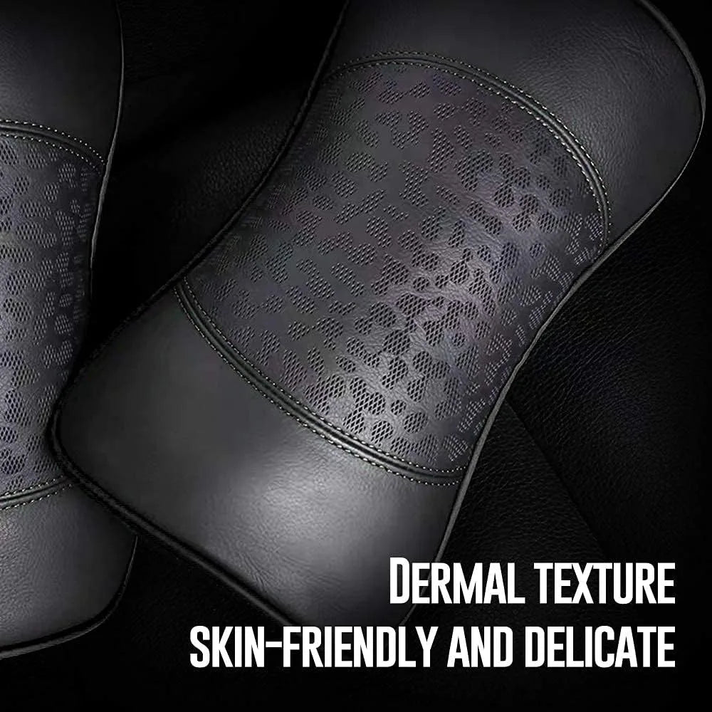 Leather Car Neck Pillow Memory Foam Cervical Cushion