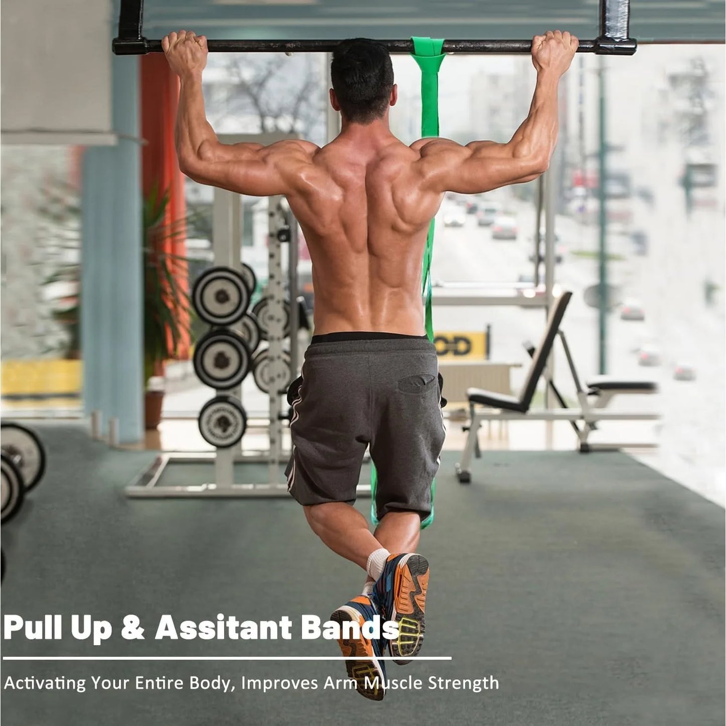 Long Resistance Bands Set For Working Out Pull Up Assist