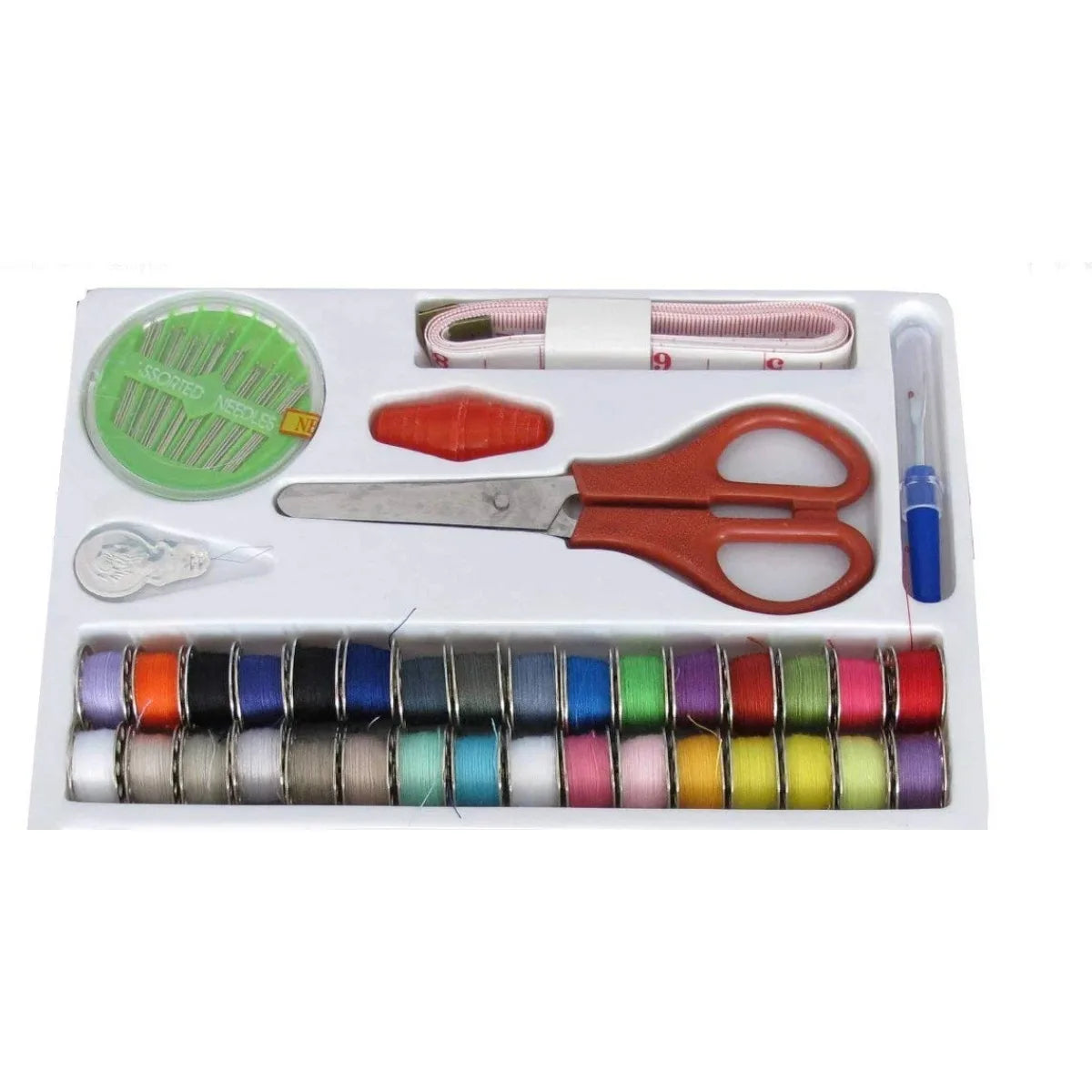 100-Piece Sewing Kit with Thread, Needles and Tools for DIY