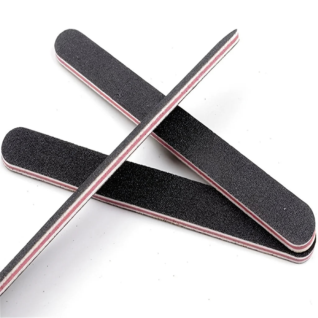 5 Pieces Double Sided Emery Board Nail File 100 180 Grit