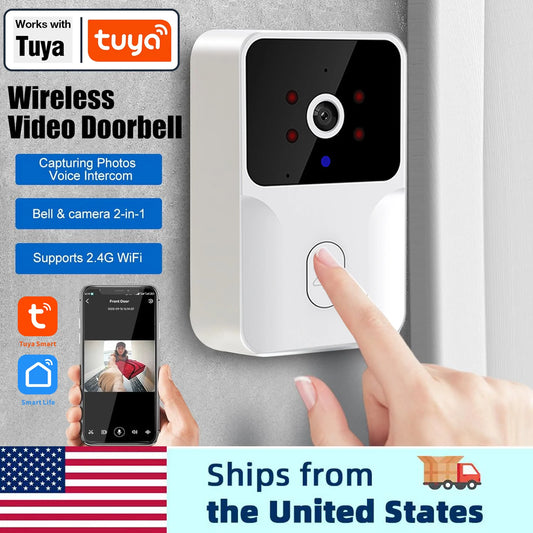 Tuya Smart Video Doorbell Camera Wireless Home Security
