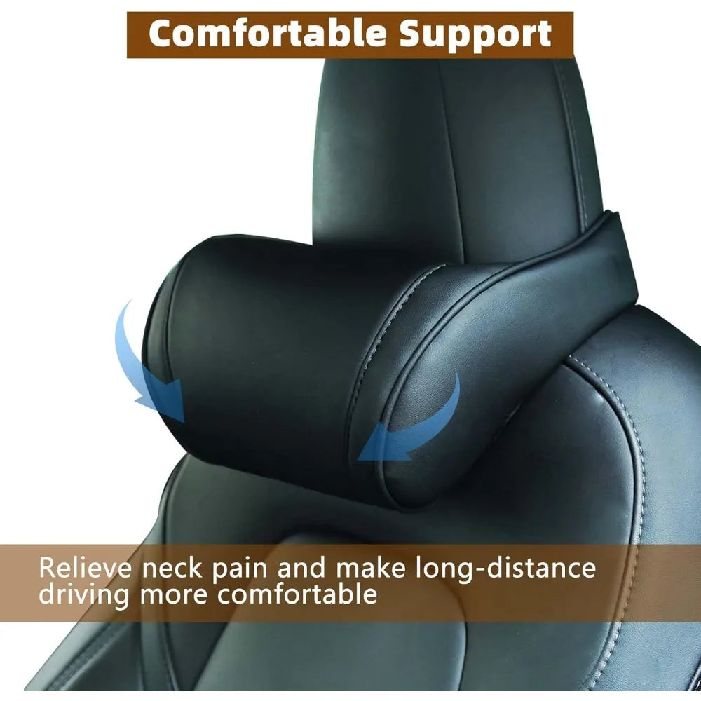 Car Neck Pillow Memory Foam Ergonomic Headrest For Driving